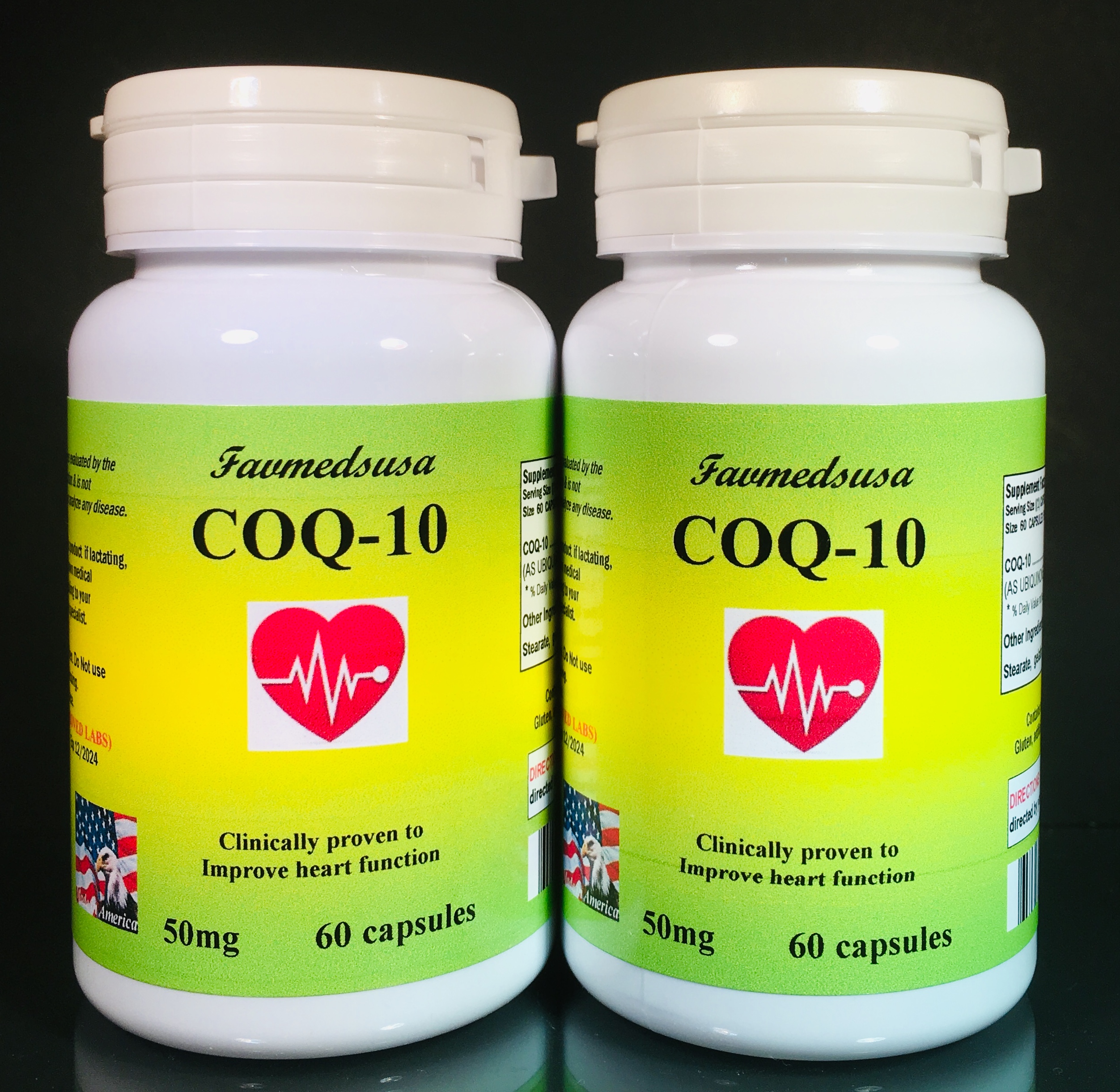 CoQ-10 50mg - 120 (2x60) capsules